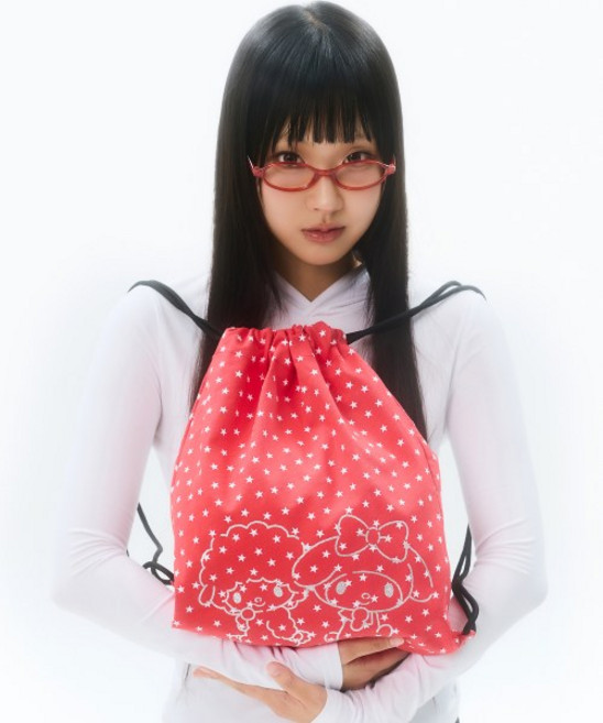 LUVISTRUE [MY MELODY] GYMSACK(RED)