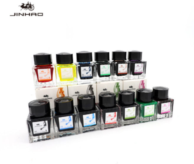 만년필잉크 진하오 JINHAO 3001 만년필용 30ml 13색, 블랙