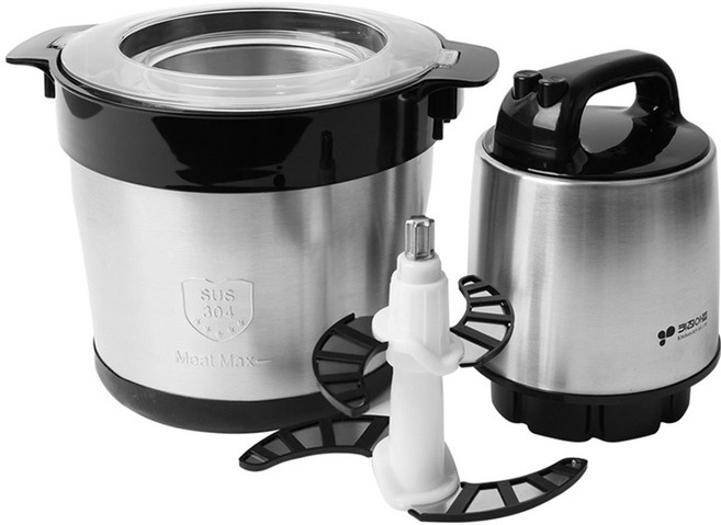 키친아트 대용량 S자 2중 칼날 스테인레스 멀티다지기 6L KM-28FM, 정품.KM-28Fm