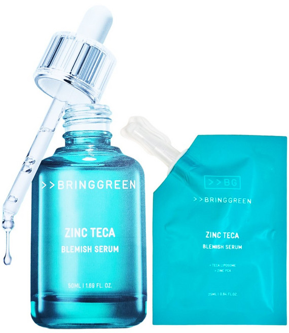 브링그린 징크테카 트러블 세럼 기획(본품+리필+S.O.S 카밍젤), 1개, 75ml