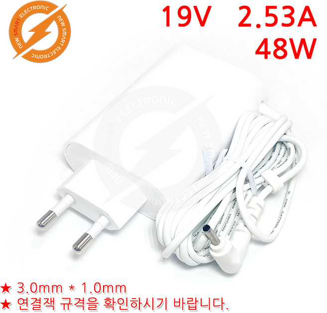 LG 울트라PC LG15U56 15U560 15UD560 / ADS-40MSG-19 LCAP48 (19V 2.1A) 호환 어댑터 아답타 배터리 충전기