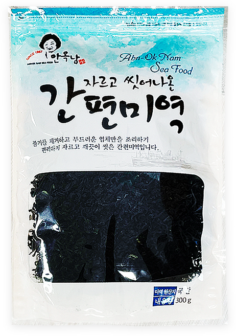 안옥남 자르고 씻어나온 간편미역, 300g, 1개