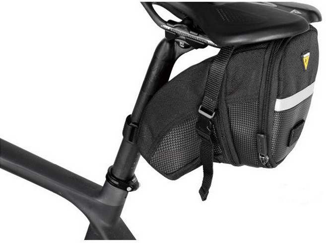 TOPEAK 에어로 웨지팩 자전거 안장가방 L, 블랙, 1개