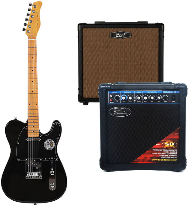 텔레캐스터 일렉기타패키지 앰프포함 QMw60 일렉트로닉기타, 단품, 단품, 1개