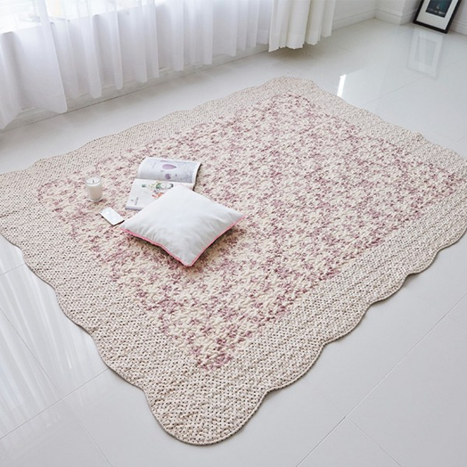 미조데코 피그먼트 누빔 침대 패드 거실 워싱스프레드