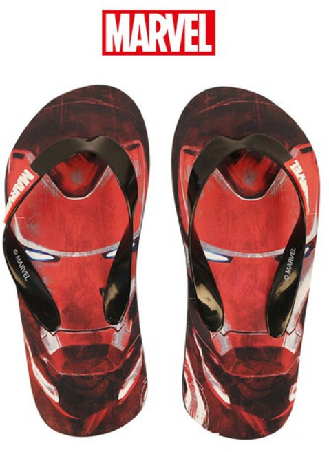 마블 아이언맨 쪼리 슬리퍼 빅사이즈 315 비치샌들 아쿠아슈즈