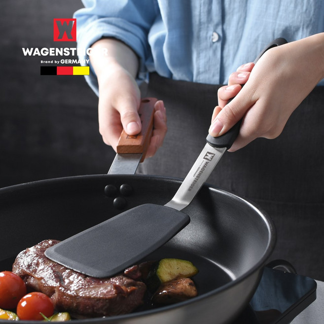 바겐슈타이거 슈바츠 실리콘 뒤집개, 1개, 블랙