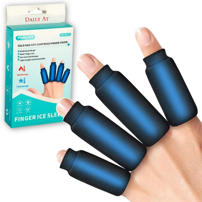 손가락 아이싱팩 아이스팩 냉찜질 온열찜질, 4개