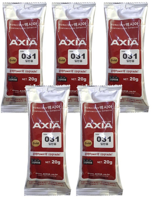 엑시아 031 다목적 순간접착제 20g, 5개