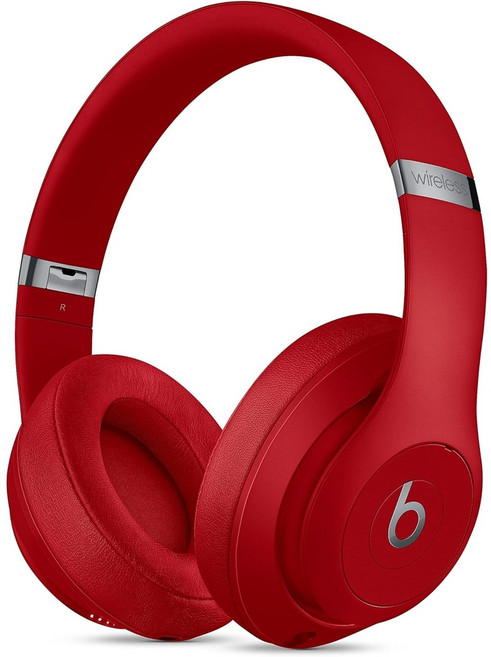 Beats Studio3 무선 헤드폰 - 레드(리뉴얼), Red_Large, 빨간색
