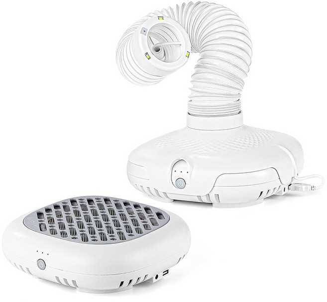 두가지 기능 호스형 네일흡진기 덕트 일반 먼지흡입기 목공 먼지 네일드릴, 1개, 화이트