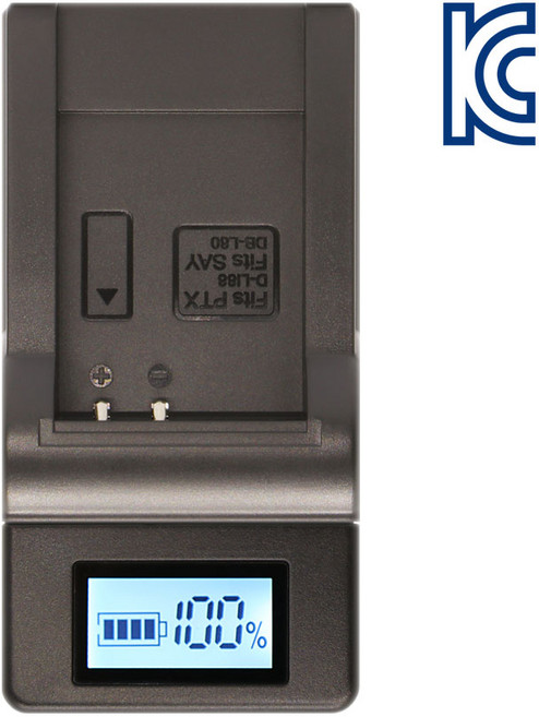 산요 DB-L80A 호환충전기 LCD 작티 VPC-GH1 CG10 CG100, 1개