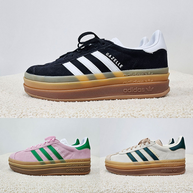 아디다스 여성 가젤 볼드 운동화 키작녀 키높이 통굽 스웨이드 단화