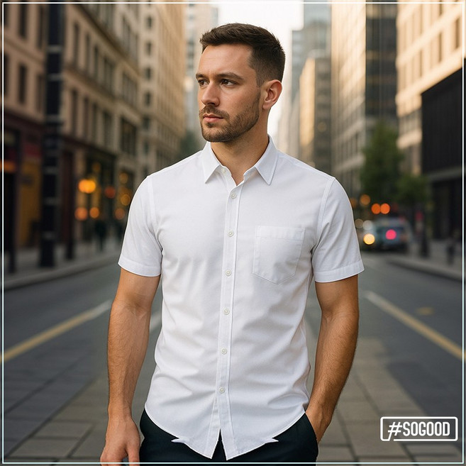 #SOGOOD 抗皺襯衫 涼感工作襯衫