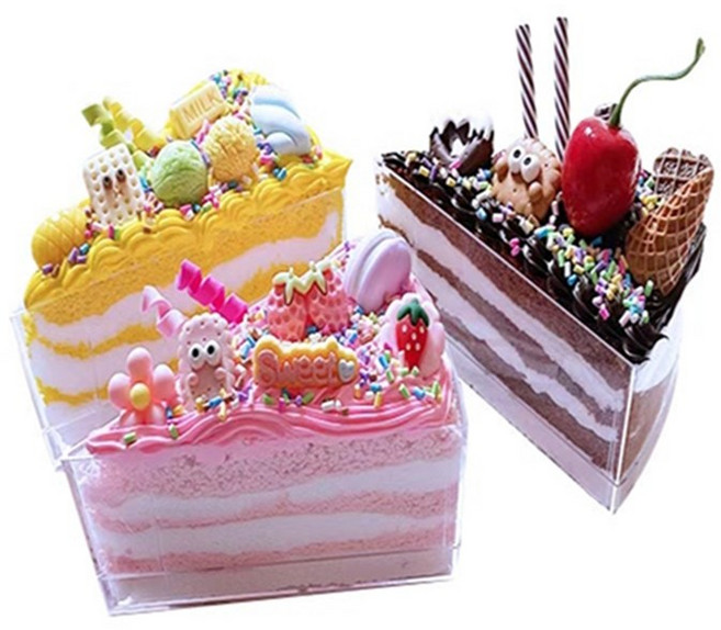 심아트 클레이 케이크 만들기 세트 DIY 키트, C, 혼합색상, 1개