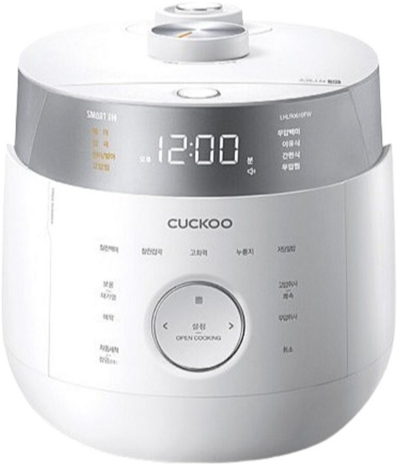 쿠쿠 저당밥솥 6인용 트윈프레셔 IH 압력밥솥 화이트 1등급
