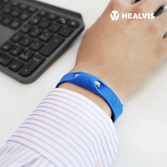 힐비스 미세전류 팔찌 티타늄 팔찌 스포츠 골프, 1개 - 쿠팡