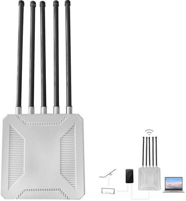 Starlink Gen 3 라우터용 야외 Starlink Wi-Fi 익스텐더 Starlink 신호/Wi-Fi 리피터 0.3KM 신호 범위 농장/마당/RV/캠프장용 IP65, Starlink Gen 3 라우터용 야외 Starlin