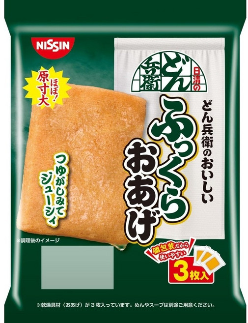 닛신돈베에 돈베의 맛있는 통통한 유부 39g x 8개