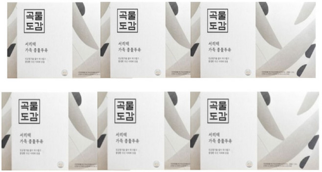 곡물도감 국산원재료 무가당 서리태 맛 6박스, 180ml