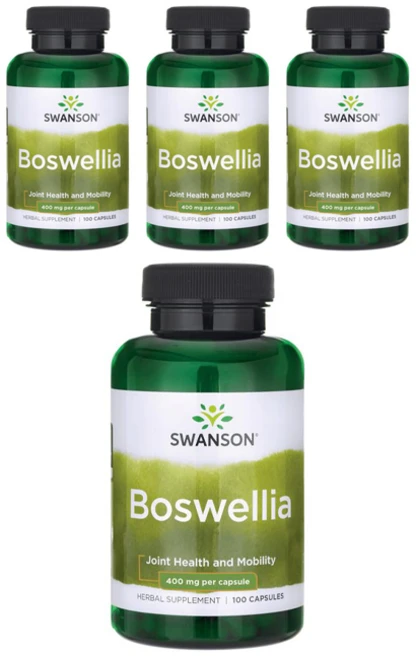 스완슨 보스웰리아 400mg 캡슐, 4개, 100정 - 쿠팡