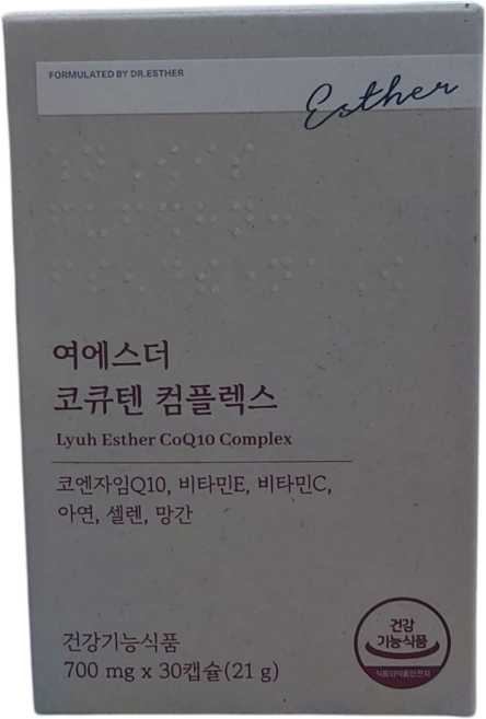 본사직영 여에스더 코큐텐 컴플렉스 l 코엔자임Q10 l 국민영양 프로젝트, 3박스, 30정