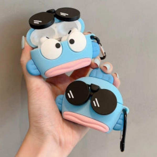 스테이블제이 한교동 캐릭터 에어팟 케이스 여자친구 우정 선물 추천, 1개, 선글라스 한교동, 2. 에어팟 3