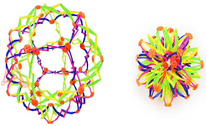 클위몰 알록달록한 던지면커지는공 요술매직공, 레인보우, 1개
