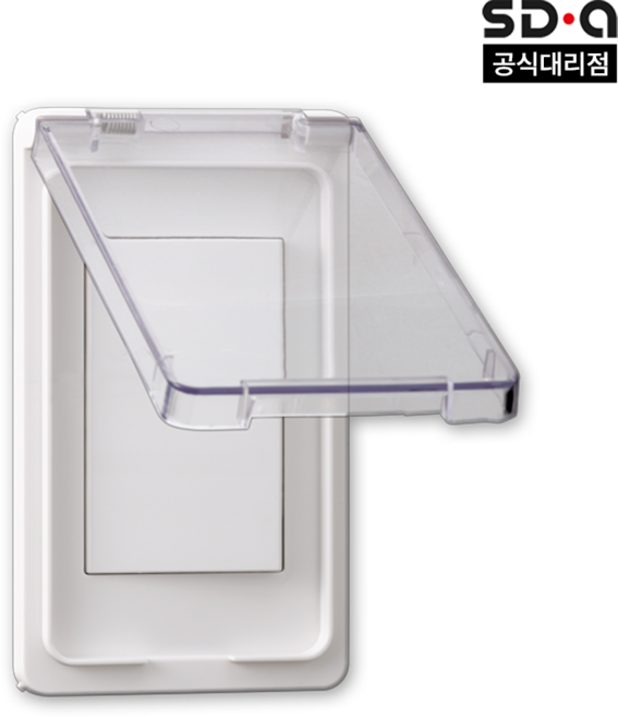 신동아ES 오작동 방지 방우 스위치 1구, 단품