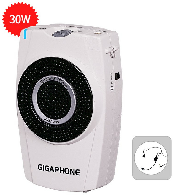 강의용마이크 기가폰 JSM20S 헤드셋마이크 수업용 휴대용마이크 이동식확성기, 2)기가폰JSM20S(헤드셋(아이셋)마이크 타입