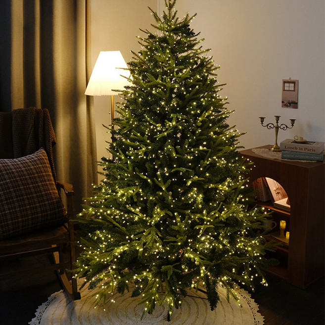 8모드 USB타입 지네 전구 좁쌀 전구 데코 인테리어 줄조명, 60m 2000구, 블랙 와이어-옐로우, 1개