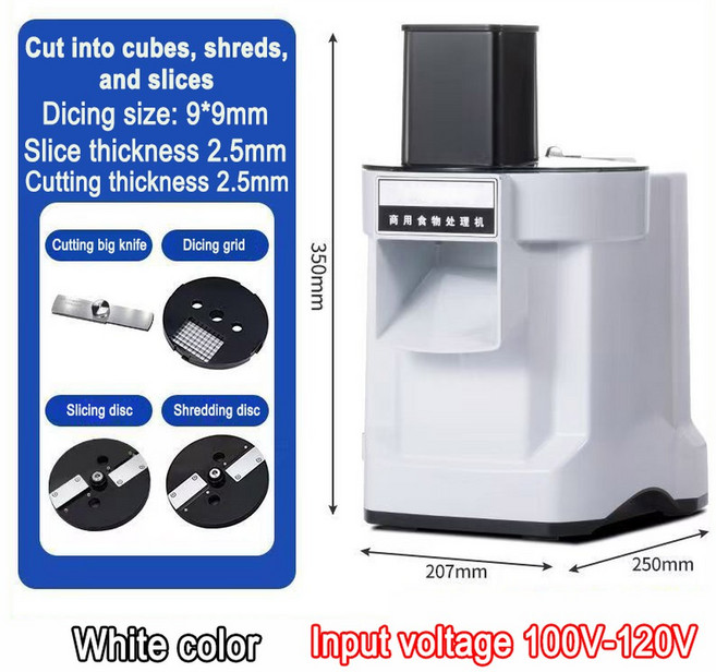 상업용 전기 야채 커터 다지기 햄 민서 자동 슬라이서 연마기 절단기 감자 분쇄기 110V 220V, EU, 100 120V voltage 1