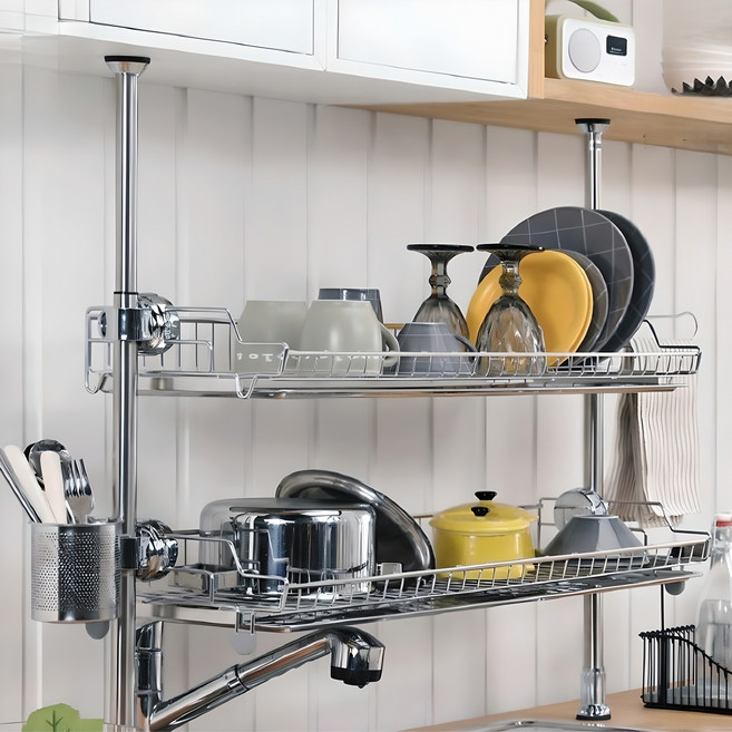 스타픽스 멀티포머 890 올스텐 원터치 싱크선반, 2단, 1개