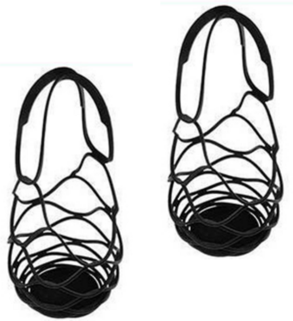 실리콘 와인 캐리어 가방 쇼핑백 파우치 세트, 블랙, 2개