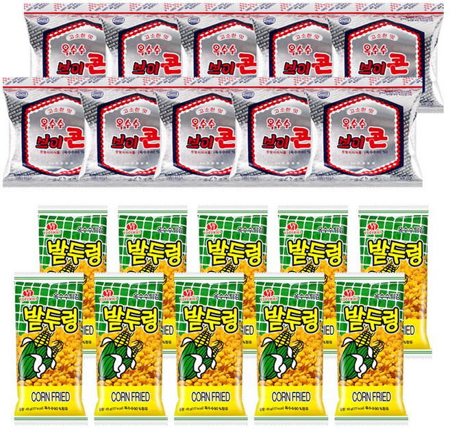 브이콘 50gX10개 + 밭두렁 45gX10개, 1세트