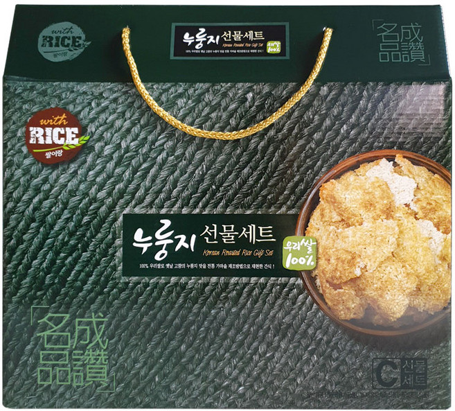 성찬식품 우리쌀로 만든 누룽지 선물세트 C, 1box