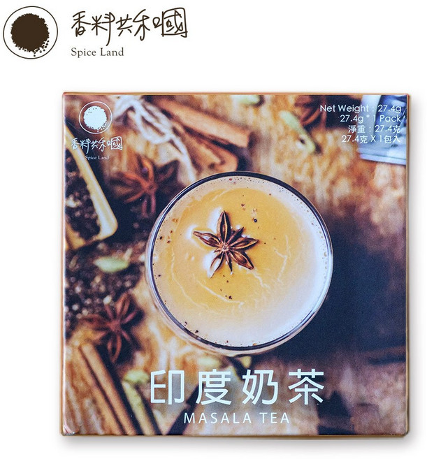 香料共和國 印度奶茶調味包 (不含鮮奶) 低脂配方, 1個