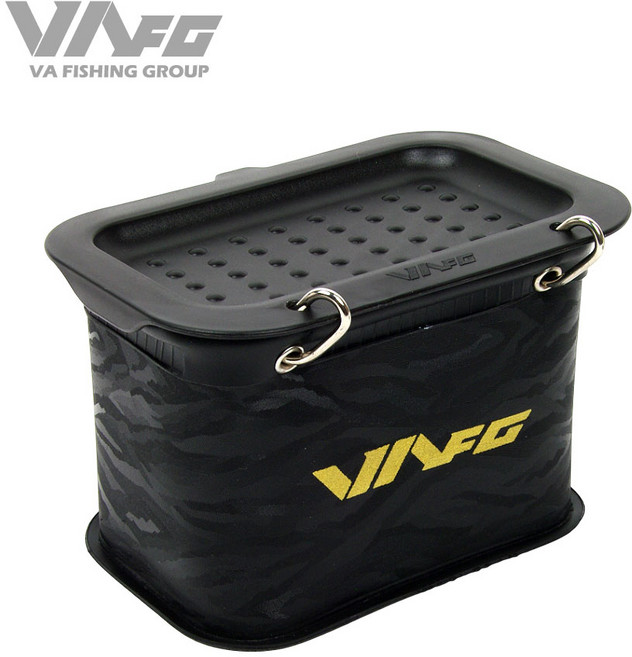 VA EVA 사각 미끼통 카모 크릴통 미끼박스, 1개, 화이트