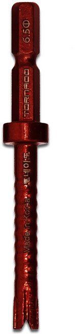 토네이도 6.5mm 건식 코아비트 육각 코어 드릴 타일 천공 대리석 코아 비트 TTC6.5, 1개