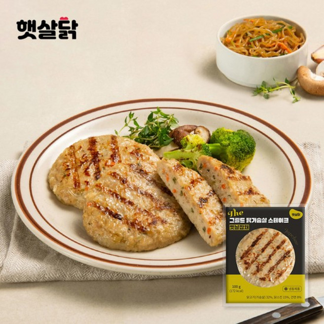 The그릴드 닭가슴살 스테이크 옛날잡채 (100gX1팩), 1개, 100g