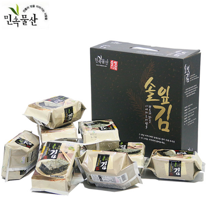 명품 명절선물세트 솔잎김 1호/도시락김/명절선물/식탁김, 100g, 2박스