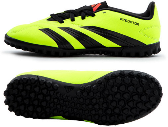 아디다스 키즈 여성 풋살화 주니어 프레데터 클럽 TF 형광