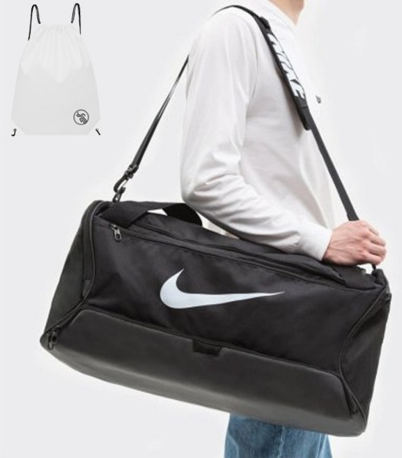 나이키 BZ 미디엄사이즈 더플백 스포츠 가방 검정 PG6431-010 + PGN짐쌕가방, 1개