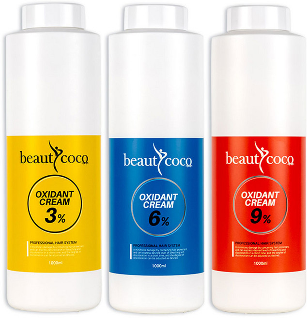 뷰티코코 뷰티코코 산화제 3 6 9 퍼센트 옥시던트 크림 1000ml, 6프로 산화제, 1개, 1L