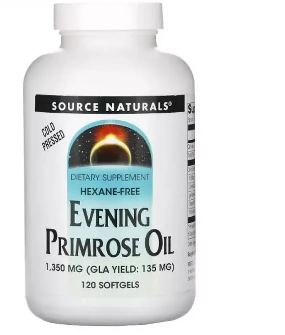 소스내추럴스 달맞이꽃 이브닝 프라임로즈 오일 Evening Primrose Oil 1350mg 120 소프트젤, 1개, 120정 - 쿠팡