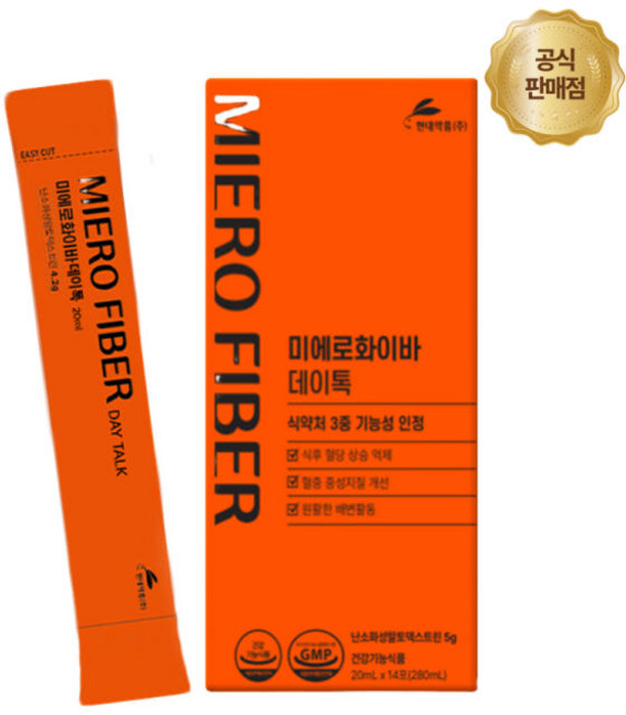 미에로화이바 데이톡, 1박스, 280ml