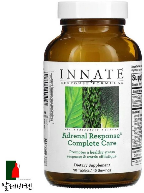 Innate Response Formulas (이네이트 리스폰스 포뮬라) Adrenal Response 컴플리트 케어 90정, 1개 - 쿠팡