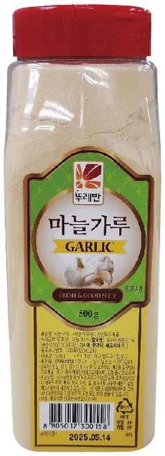 뚜레반 마늘가루(용기) 500g, 1개