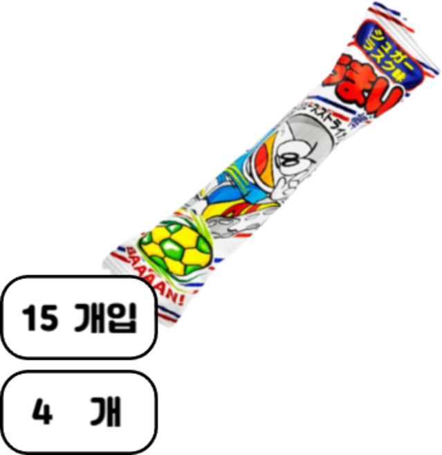 우마이봉 슈가러스크 (6g X 15 개입), 90g, 4개