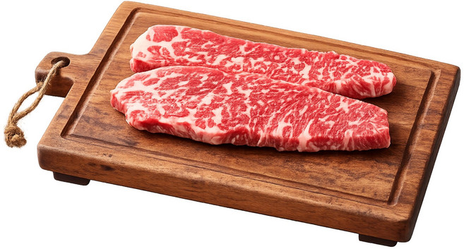 고민밥상 소고기 살치살 구이용 200g 초이스등급 캠핑 스테이크용 슬라이스, 1개